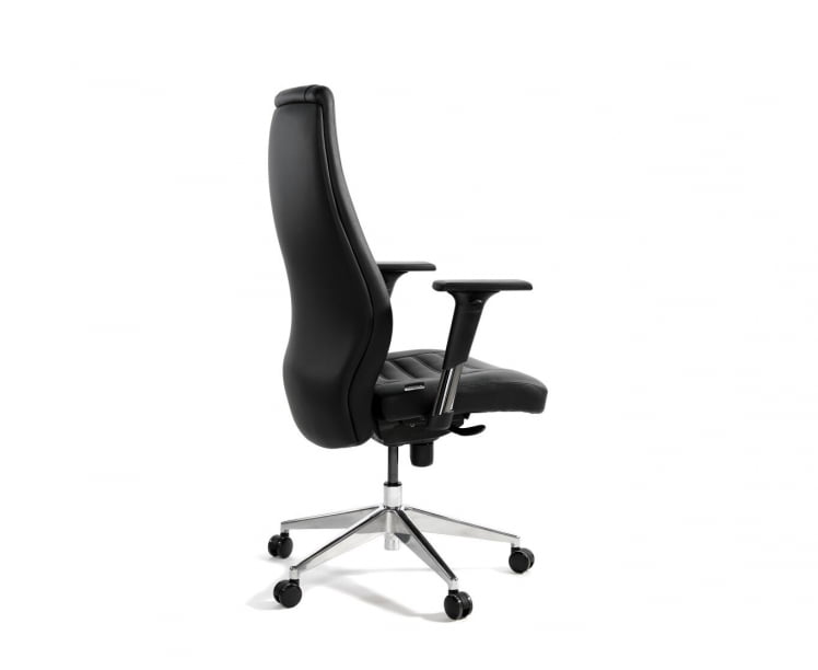 Кресло руководителя Лорд экокожа Черный_2