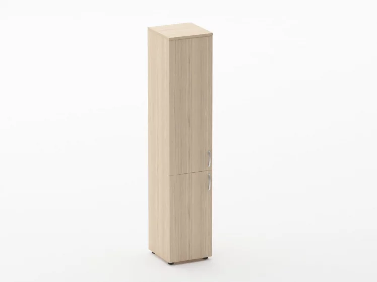 Шкаф высокий закрытый Glassy 6.19.13Л Бук светлый_0