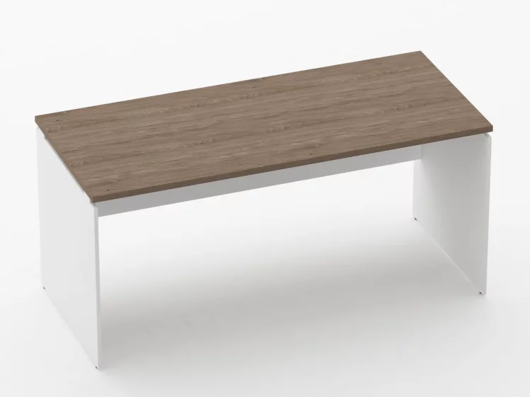 Стол прямой Deka ЛДСП каркас 75.07.16 Дуб Верцаска/Белый_0