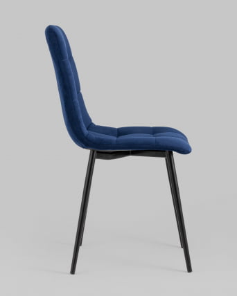 Стул Oliver велюр Темно-синий_2