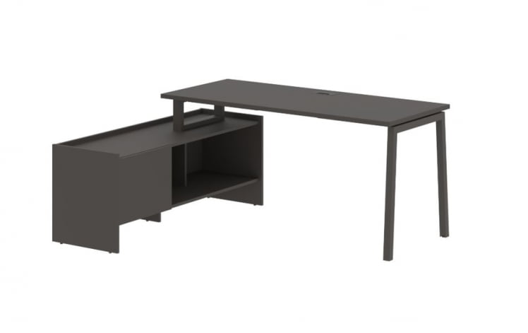 Стол с тумбой ЕДИС ЕЛCТ 17614 Мокко / EDIS ELCT_0