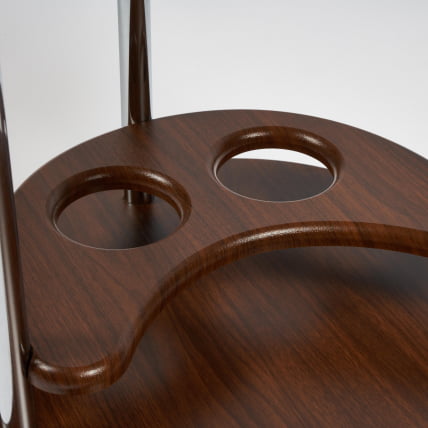 Стол сервировочный FAIRPORT МДФ/металл, 70*47*80,5 см, Орех_3