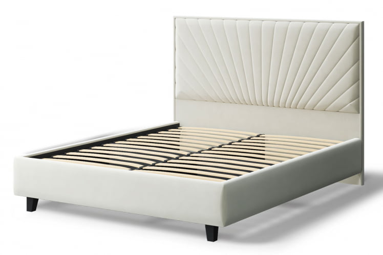 Кровать Леона, 2000 * 1800мм, серо-белый_1