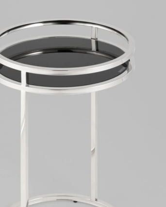 Журнальный стол Гестия 41*60 см серебро_2