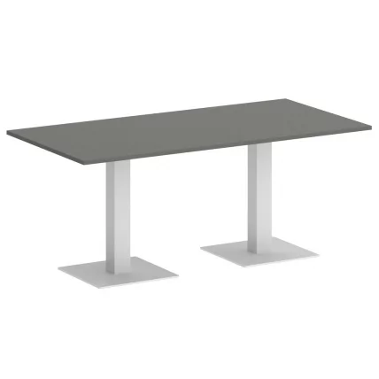 Стол прямоугольный ХОМЕ ОФФИCЕ ВР.СП-5-180.2 Металлик/Белый металл / HOME OFFICE VR.SP-5-180.2_0