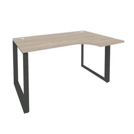 Стол эргономичный правый на О-образном м/к ONIX O.MO-SA-2R Дуб Аттик/Антрацит_0