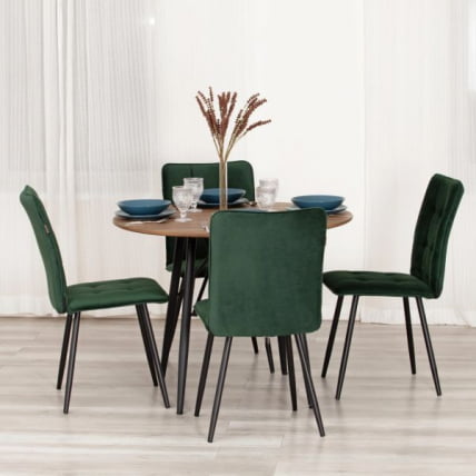Стул обеденный Бари ЛТ, велюр, Дееп Форест (изумруд), 41х55х89 см / Bari LT, Deep Forest_7
