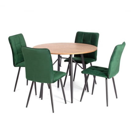 Стул обеденный Бари ЛТ, велюр, Дееп Форест (изумруд), 41х55х89 см / Bari LT, Deep Forest_6