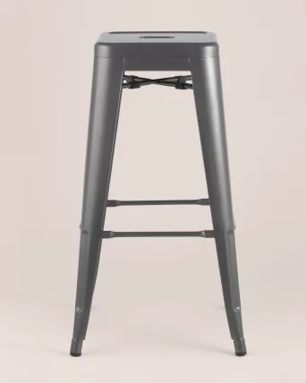 Стул барный Tolix Серебристый_3