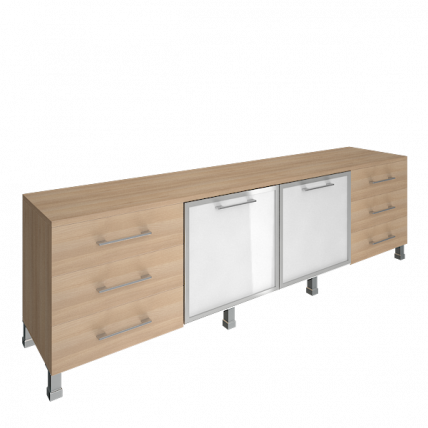 Тумба модульная четырехсекционная YALTA LT-TS 4.2L Акация Лорка_0