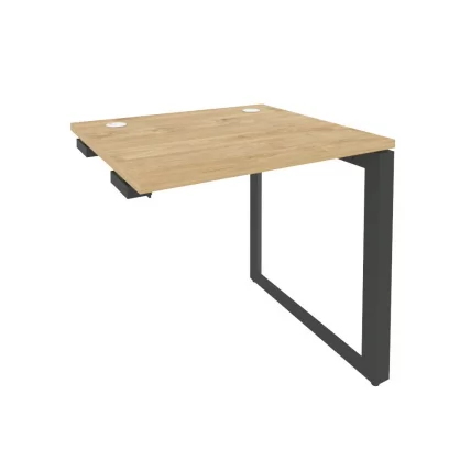 Стол-приставка на О-образном м/к к опорным элементам ONIX O.MO-SPR-0.7 Тиквуд Светлый/Антрацит_0