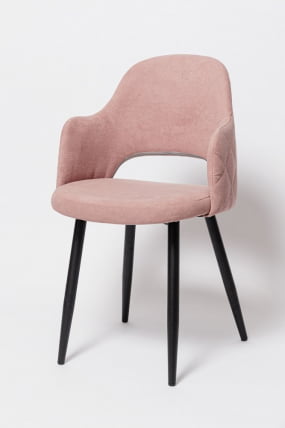 Стул К14 black Розовый (РС-12\ч)_0
