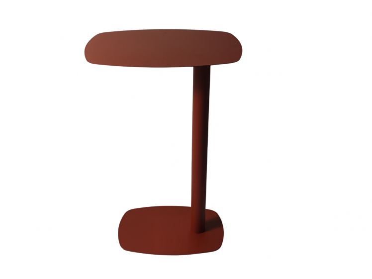 Журнальный столик Eanna L металл красный_2