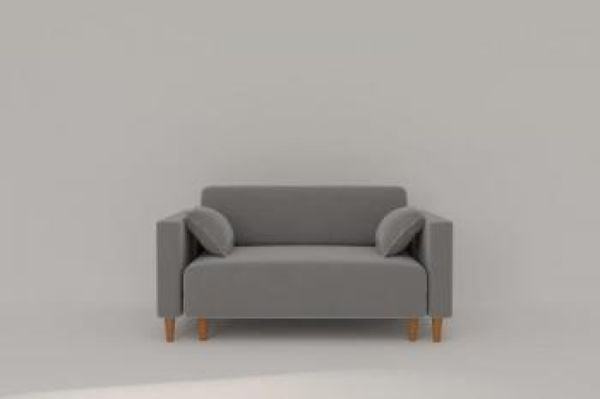 Диван прямой Урвик (Berhouse) Цвет фасада: Левис 04 велюр; Тип: Прямой; Материал фасада: Металл/Велюр_5