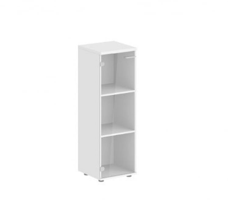 Шкаф средний со стеклом Sigma SG.814.WH.GL Белый_0
