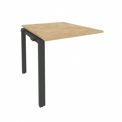 Проходной наборный элемент переговорного стола ОНИКС О.МП-НПРГ-0 Тиквуд Светлый/Антрацит / ONIX O.MP-NPRG-0_0