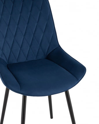 Стул Дарвин велюр Синий_1