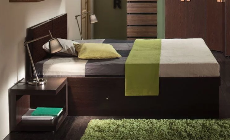 Кровать 3 (1400) ХЙПЕР Венге (спальня) / HYPER_0