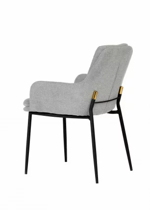 Кресло Саманта рогожка Светло-серый_5