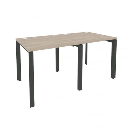 Рабочая станция на П-образном м/к ОНИКС О.МП-РС-2.0.8 Дуб Аттик/Антрацит / ONIX O.MP-RS-2.0.8_0