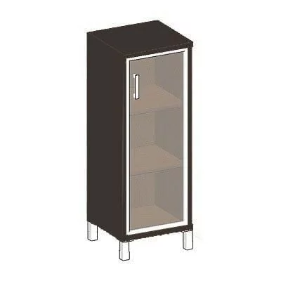 Стеллаж стекло тонированное В421.8 L Венге магия_0