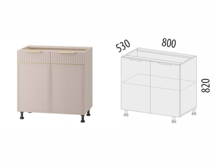 Напольный шкаф Флоренция 107.60_5