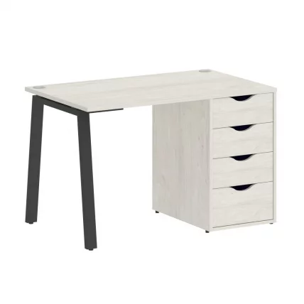 Стол письменный HOME OFFICE VR.SP-3-118.4.A Дуб Наварра/Антрацит металл_0