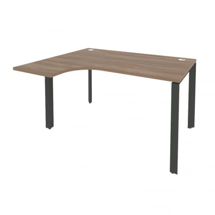 Стол эргономичный левый на П-образном м/к ОНИКС О.МП-СА-3Л Дуб Аризона/Антрацит / ONIX O.MP-SA-3L_0