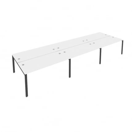 Рабочая станция на 6 раб.места Metal System Б.СМ-6.4 Белый/Антрацит_0