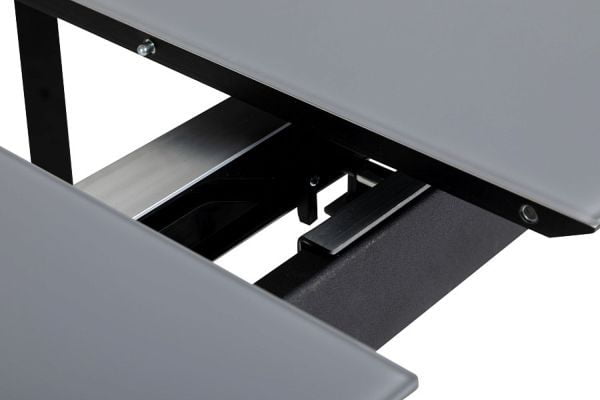 Стол раскладной Combi Glass 140-180 Automatic Natur/Dark matte glass_3