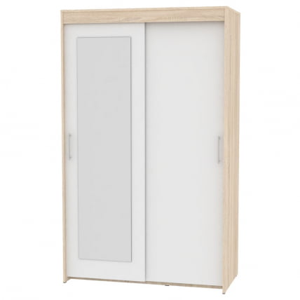 Шкаф-купе T-1-198х120х45-M(ДСС-Белый-1)_0