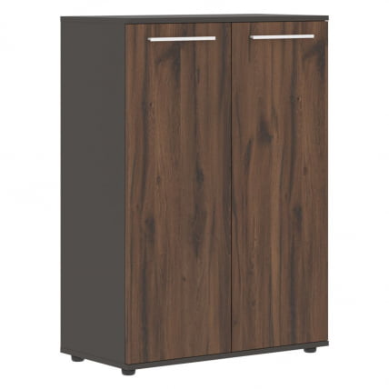 Шкаф с глухими средними дверьми ЕДИС ЕМCС 85.1 Дуб Денвер темный Белый Мокко / EDIS EMCS_0