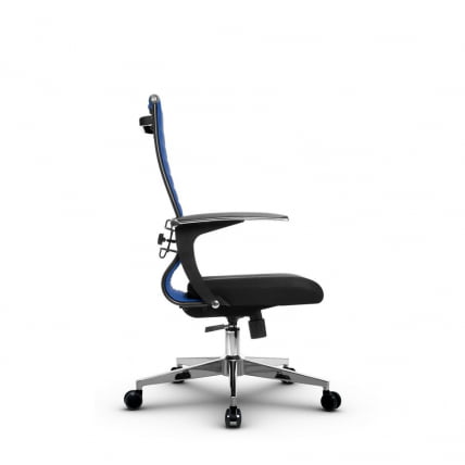 Кресло офисное МЕТТА B 2b 19/U158, Основание 17834 Комплект 3 Синее Черное_1