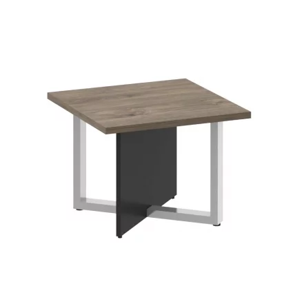Стол журнальный, квадратный SHIFT SK.SG-KV-60 Тиквуд Темный/Антрацит_0