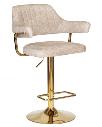 Стул барный ДОБРИН CХАРЛЙ ГОЛД (бежевый твид (ЛЕО26)) / DOBRIN CHARLY GOLD (LEO26))_0