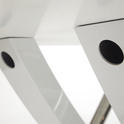 Стол ARNO (mod.EDT-H016) мдф high gloss, закаленное стекло, металл, 120х80х75см, Белый (White)_10