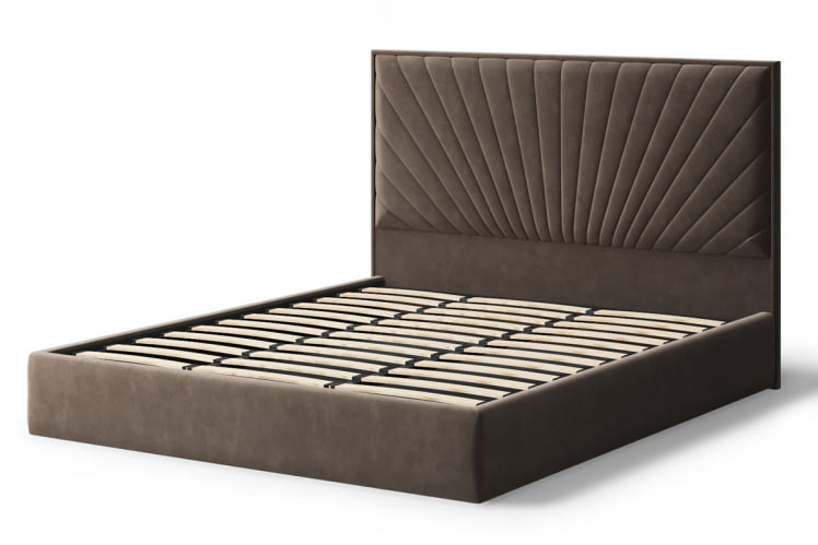 Кровать Леона, 2000*1200 мм, коричневый_1