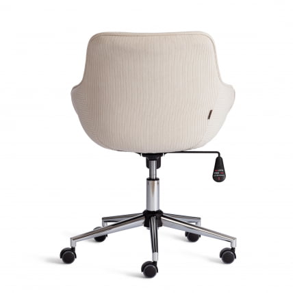 Кресло DUBLIN хром вельвет, молочный_3