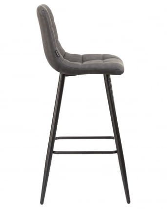 Стул барный ДОБРИН НИCОЛЕ Серая экокожа РУ-08 / DOBRIN NICOLE RU-08_2