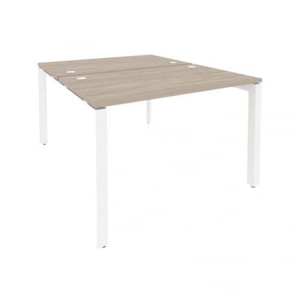 Рабочая станция на П-образном м/к ОНИКС О.МП-Д.РС-2.2.7 Дуб Аттик/Белый / ONIX O.MP-D.RS-2.2.7_0