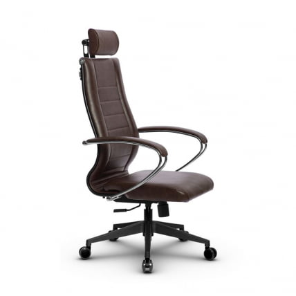 Кресло офисное МЕТТА Комплект 33, Основание 17832 Комплект 4 Коричневое_1