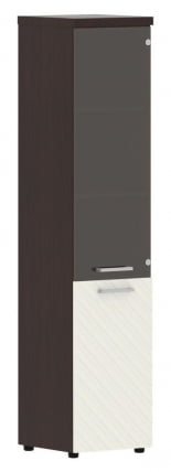 Шкаф колонка комбинированная с топом (правый) Torr LUX TLHC 42.2 R Венге Магия Латте_0