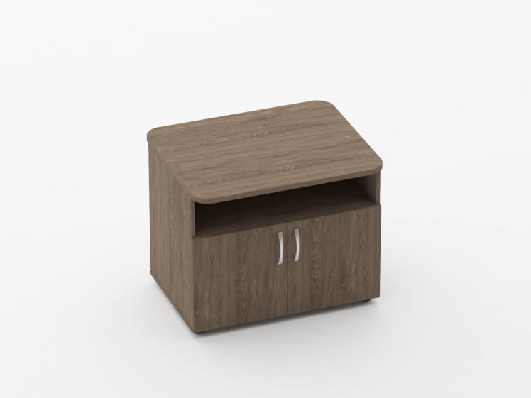 Тумба под оргтехнику Glassy 3.16.10 Дуб Верцаска_0