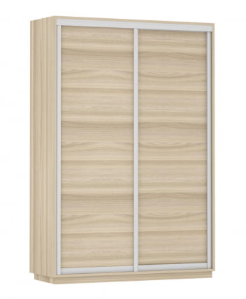 Шкаф-купе двухдверный Экспресс Дуо Элемент 1400х2400х Ясень шимо светлый / 1400х2400h_0