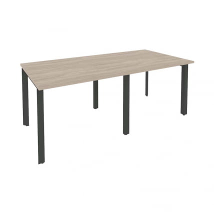 Стол переговорный (2 столешницы) ONIX O.MP-PRG-2.1 Дуб Аттик/Антрацит_0