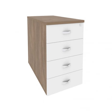 Тумба приставная / опорная ОНИКС О.ТПО-1.8 Дуб Аризона/Белый / ONIX O.TPO-1.8_0