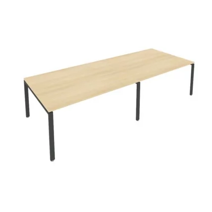 Переговорный стол (2 столешницы) Metal System Б.ПРГ-2.4 Акация/Антрацит_0