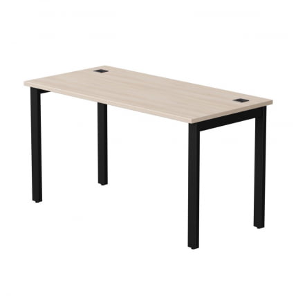 Стол прямой на металлокаркасе, опоры 90 гр Everprof EVO 254S007 Дуб Соната Черный_0