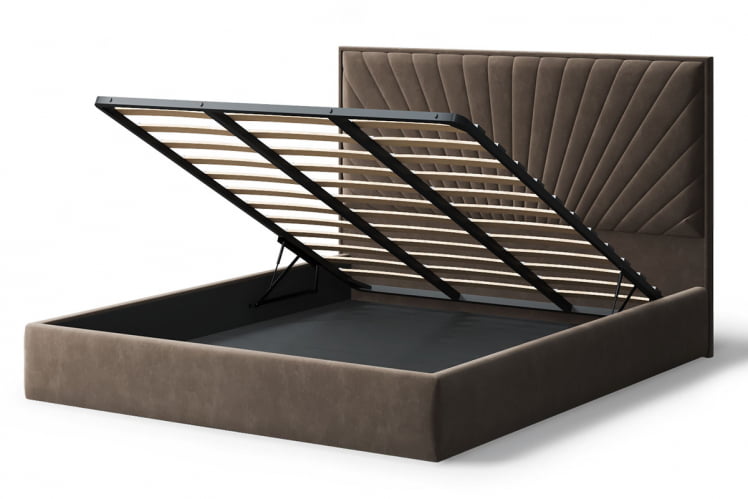 Кровать Леона, 2000кс1800 мм, коричневый / 2000x1800_2
