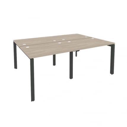 Рабочая станция на П-образном м/к ONIX O.MP-D.RS-4.1.7 Дуб Аттик/Антрацит_0